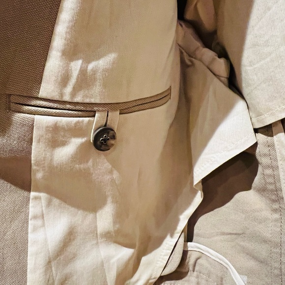 NWT John Varvatos khaki blazer 12R - Picture 4 of 9